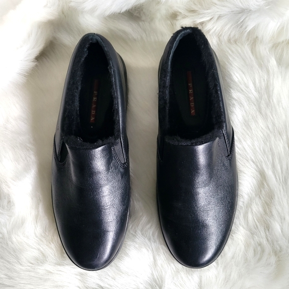 Prada fur lined slip ons - Picture 4 of 12